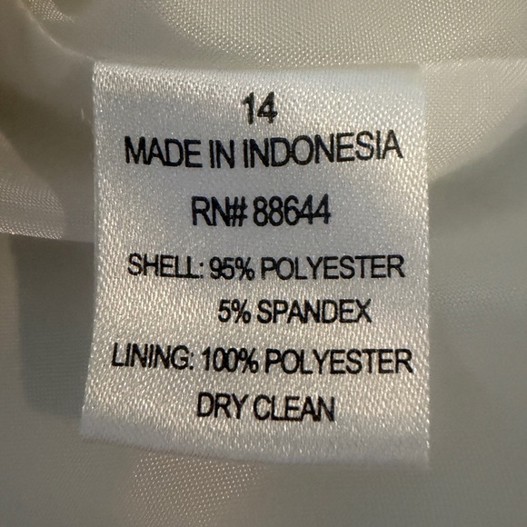 Gold and cream Blazer Structured Silhouette Business Wear - Picture 12 of 12